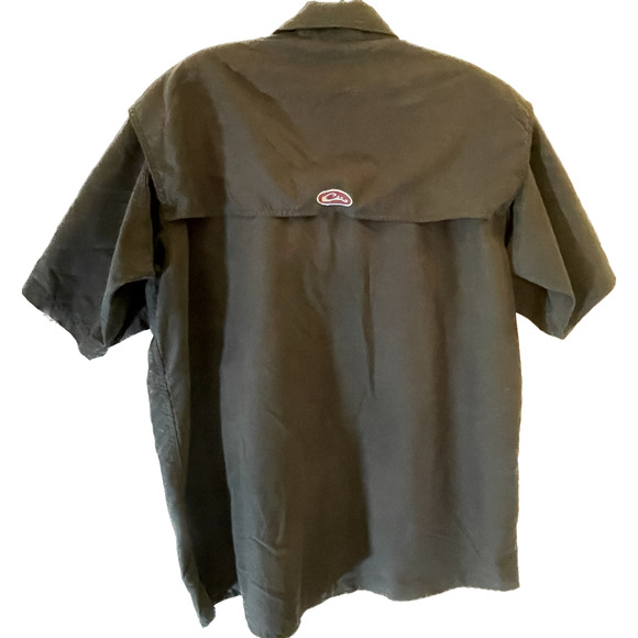 Miss State Drake Waterfowl Systems Black Fishing Shirt Short Sleeve Size Large - Picture 2 of 3